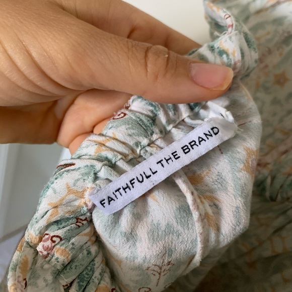 FAITHFULL THE BRAND High Neck Romper— Size Small - Picture 4 of 5